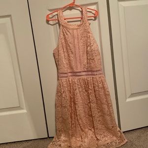 pink dress (casual )